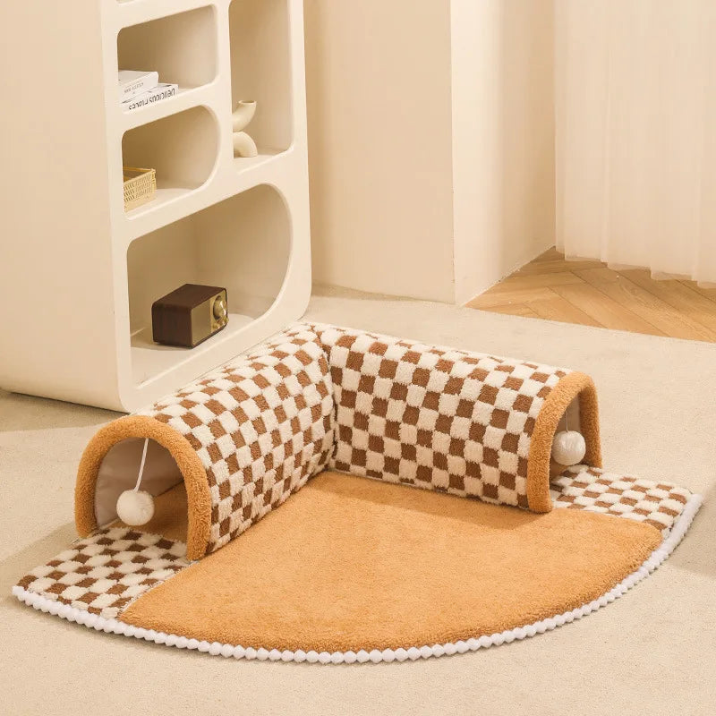 Cama Nest Tunnel para Gatos